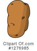 Potato Clipart #1276985 by Vector Tradition SM