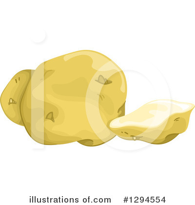 Royalty-Free (RF) Potato Clipart Illustration by BNP Design Studio - Stock Sample #1294554