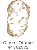 Potato Clipart #1382372 by Vector Tradition SM