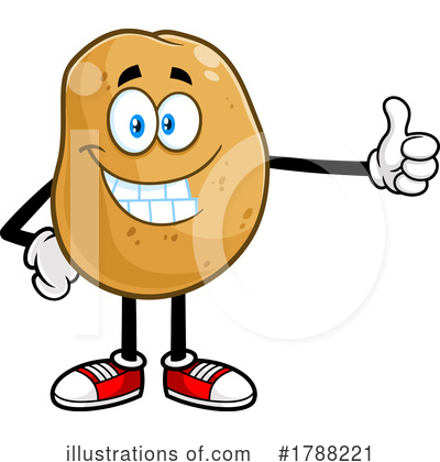 Royalty-Free (RF) Potato Clipart Illustration by Hit Toon - Stock Sample #1788221