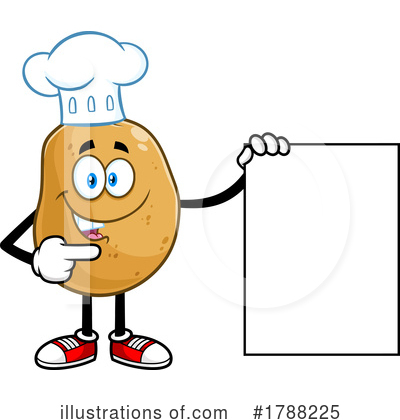 Potato Character Clipart #1788225 by Hit Toon