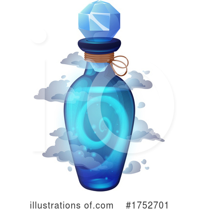 Spell Bottle Clipart #1752701 by Vector Tradition SM