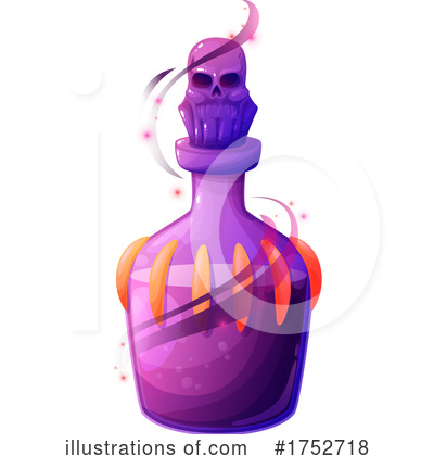 Spell Bottle Clipart #1752718 by Vector Tradition SM