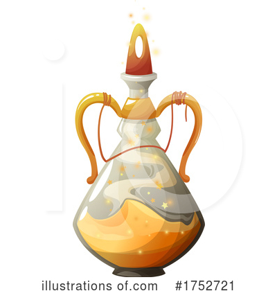 Spell Bottle Clipart #1752721 by Vector Tradition SM