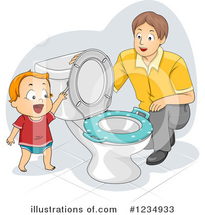 Royalty-Free (RF) Potty Training Clipart Illustration by BNP Design Studio - Stock Sample #1234933
