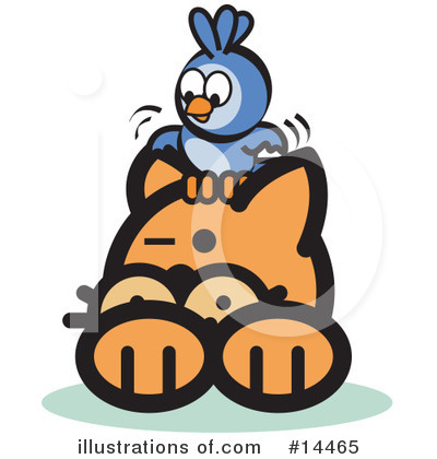 Royalty-Free (RF) Pounce Cat Clipart Illustration by Andy Nortnik - Stock Sample #14465