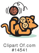 Pounce Cat Clipart #14541 by Andy Nortnik