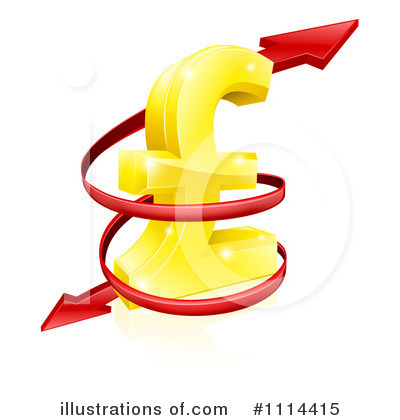 Royalty-Free (RF) Pound Sterling Clipart Illustration by AtStockIllustration - Stock Sample #1114415