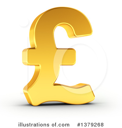 Pound Sterling Clipart #1379268 by stockillustrations