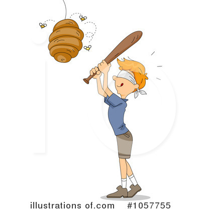 Bee Hive Clipart #1057755 by BNP Design Studio