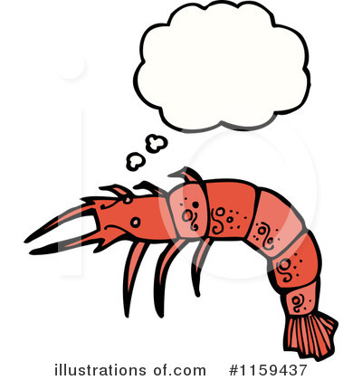 Royalty-Free (RF) Prawn Clipart Illustration by lineartestpilot - Stock Sample #1159437