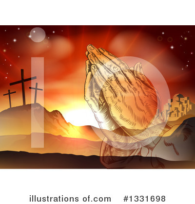 Prayer Clipart #1331698 by AtStockIllustration