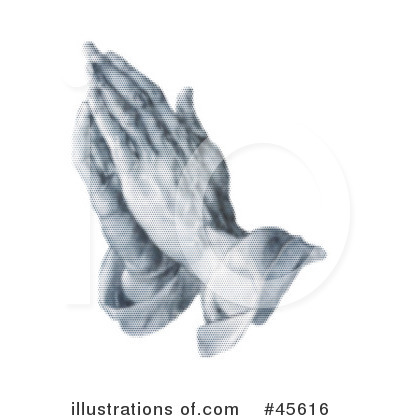 Royalty-Free (RF) Prayer Clipart Illustration by Michael Schmeling - Stock Sample #45616