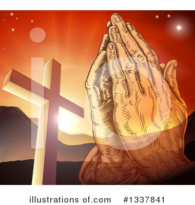 Prayer Clipart #1337841 by AtStockIllustration
