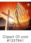 Praying Clipart #1337841 by AtStockIllustration