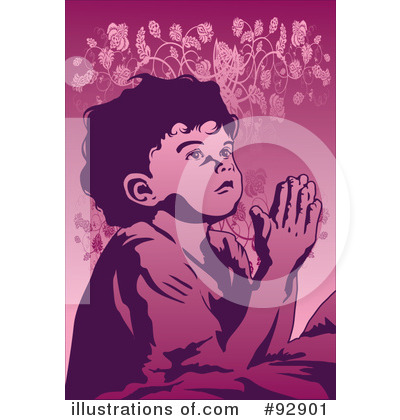 Royalty-Free (RF) Praying Clipart Illustration by mayawizard101 - Stock Sample #92901