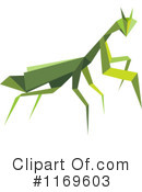 Praying Mantis Clipart #1169603 by Vector Tradition SM