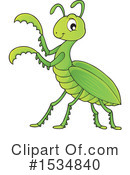 Praying Mantis Clipart #1534840 by visekart