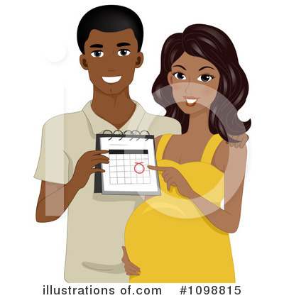 Royalty-Free (RF) Pregnancy Clipart Illustration by BNP Design Studio - Stock Sample #1098815
