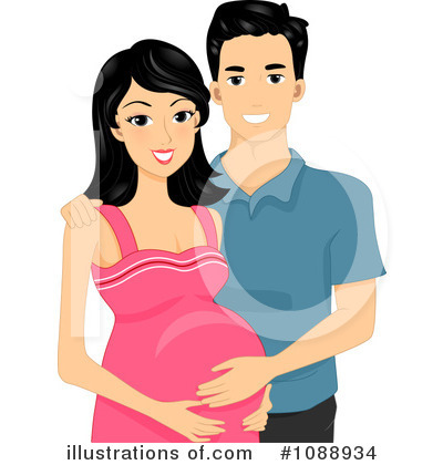 Royalty-Free (RF) Pregnant Clipart Illustration by BNP Design Studio - Stock Sample #1088934