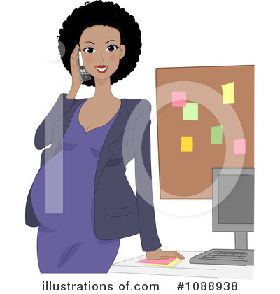 Royalty-Free (RF) Pregnant Clipart Illustration by BNP Design Studio - Stock Sample #1088938