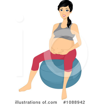 Royalty-Free (RF) Pregnant Clipart Illustration by BNP Design Studio - Stock Sample #1088942