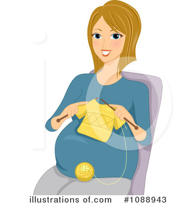 Royalty-Free (RF) Pregnant Clipart Illustration by BNP Design Studio - Stock Sample #1088943