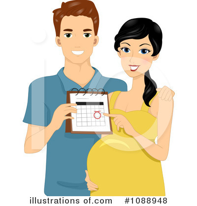 Royalty-Free (RF) Pregnant Clipart Illustration by BNP Design Studio - Stock Sample #1088948