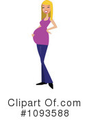 Pregnant Clipart #1093588 by peachidesigns