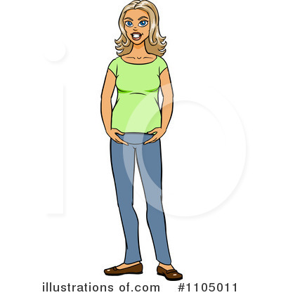 Pregnant Clipart #1105011 by Cartoon Solutions