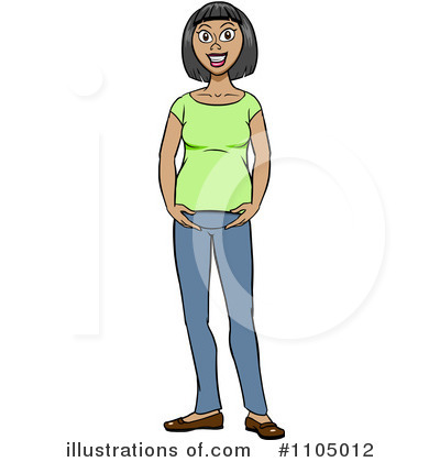 Pregnant Clipart #1105012 by Cartoon Solutions
