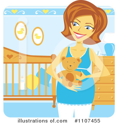 Pregnant Clipart #1107455 by Amanda Kate