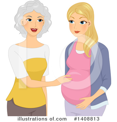 Royalty-Free (RF) Pregnant Clipart Illustration by BNP Design Studio - Stock Sample #1408813