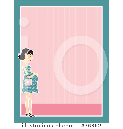 Royalty-Free (RF) Pregnant Clipart Illustration by Maria Bell - Stock Sample #36862
