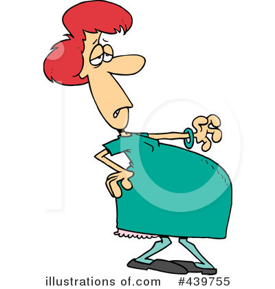 Royalty-Free (RF) Pregnant Clipart Illustration by toonaday - Stock Sample #439755
