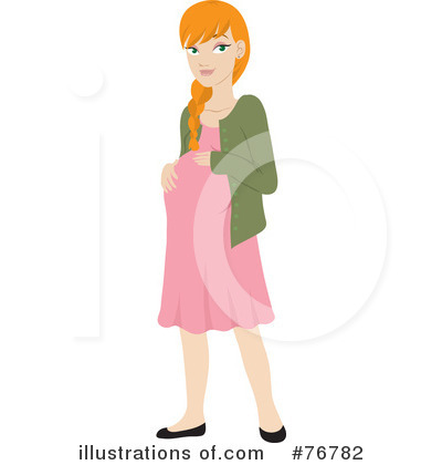 Royalty-Free (RF) Pregnant Clipart Illustration by Rosie Piter - Stock Sample #76782