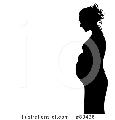 Royalty-Free (RF) Pregnant Clipart Illustration by Pams Clipart - Stock Sample #80436