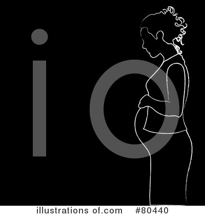 Royalty-Free (RF) Pregnant Clipart Illustration by Pams Clipart - Stock Sample #80440