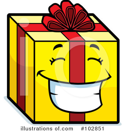 Royalty-Free (RF) Present Clipart Illustration by Cory Thoman - Stock Sample #102851