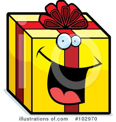 Royalty-Free (RF) Present Clipart Illustration by Cory Thoman - Stock Sample #102970