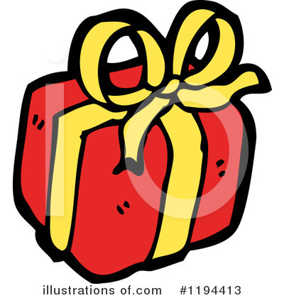 Royalty-Free (RF) Present Clipart Illustration by lineartestpilot - Stock Sample #1194413
