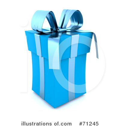 Royalty-Free (RF) Present Clipart Illustration by KJ Pargeter - Stock Sample #71245