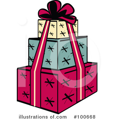 Royalty-Free (RF) Presents Clipart Illustration by Andy Nortnik - Stock Sample #100668