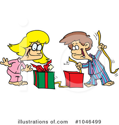 Royalty-Free (RF) Presents Clipart Illustration by toonaday - Stock Sample #1046499