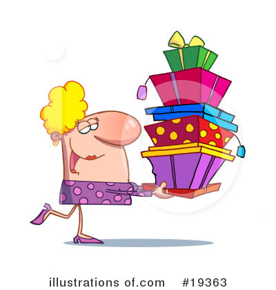 Gifts Clipart #19363 by Hit Toon