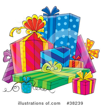 Christmas Gift Clipart #38239 by Alex Bannykh