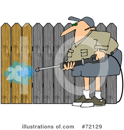 Royalty-Free (RF) Pressure Washer Clipart Illustration by djart - Stock Sample #72129