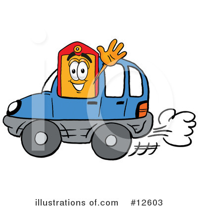 Royalty-Free (RF) Price Tag Character Clipart Illustration by Mascot Junction - Stock Sample #12603