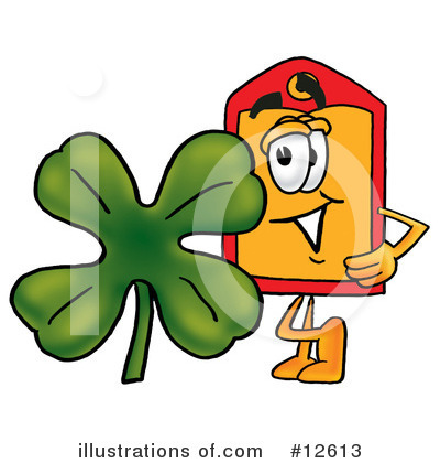 Royalty-Free (RF) Price Tag Character Clipart Illustration by Mascot Junction - Stock Sample #12613