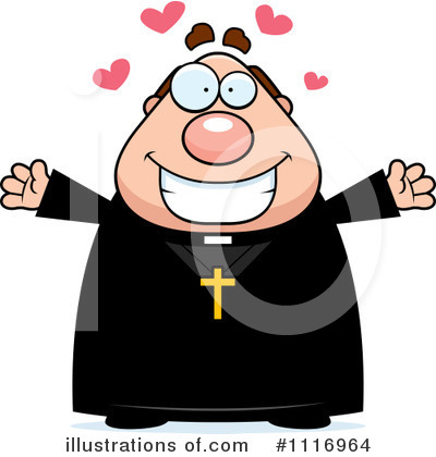 Royalty-Free (RF) Priest Clipart Illustration by Cory Thoman - Stock Sample #1116964